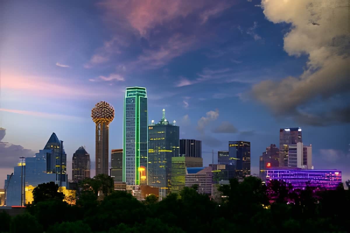 Dallas city view for Hyatus furnished homes