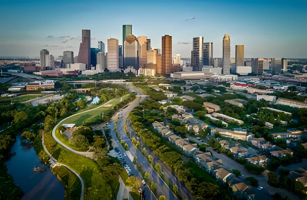 Houston city view for Hyatus furnished homes