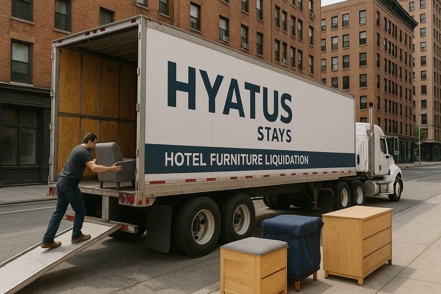 Luxury Aparthotel Furniture Liquidation Services by Hyatus