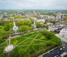 New Haven city view for Hyatus furnished homes