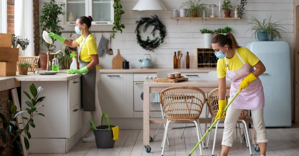 House cleaning and regular maintenance.