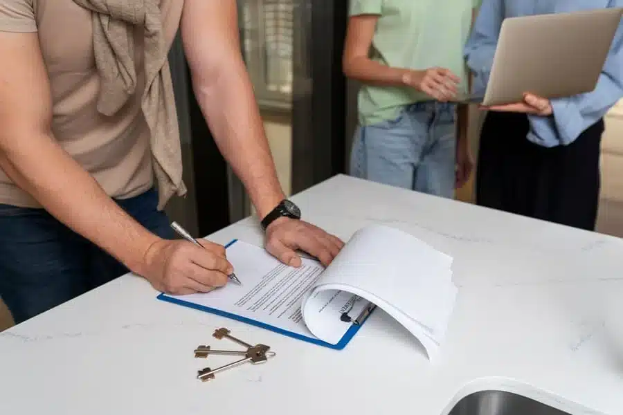 Property management agreement signing