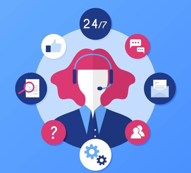 Multiple services offered by a property management company