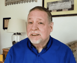 Happy landlord sharing a testimonial.