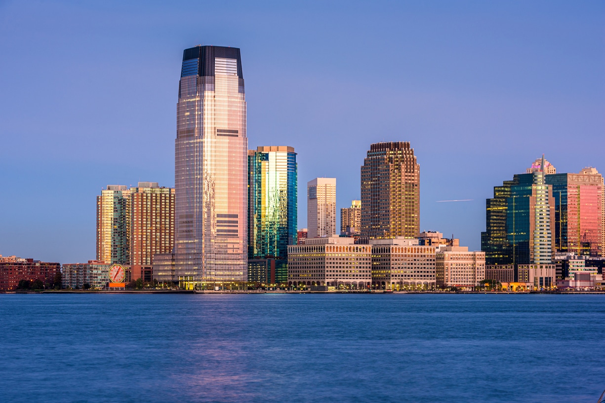 Jersey City waterfront skyline