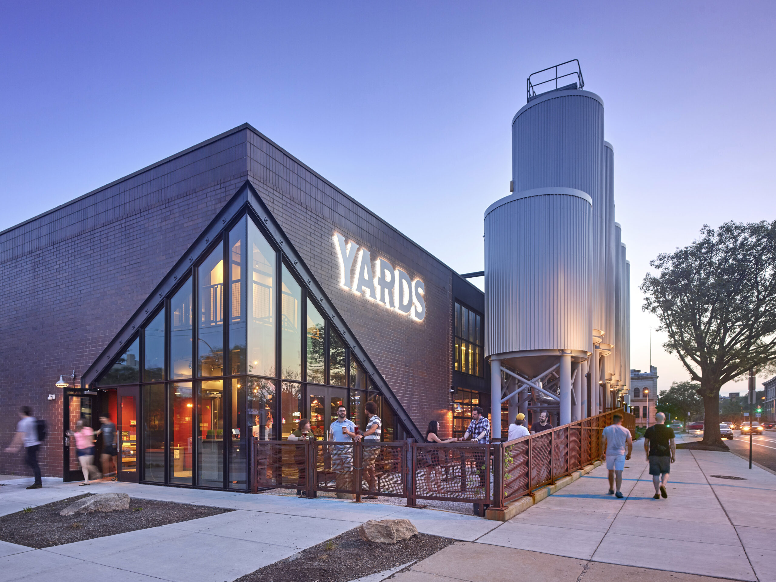 Yards Brewing Company exterior in Northern Liberties Philadelphia