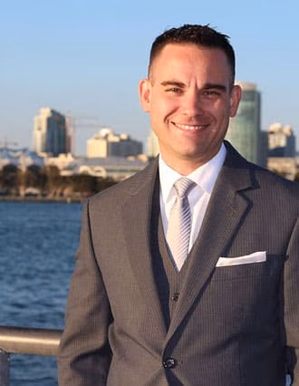 businessman on the pier