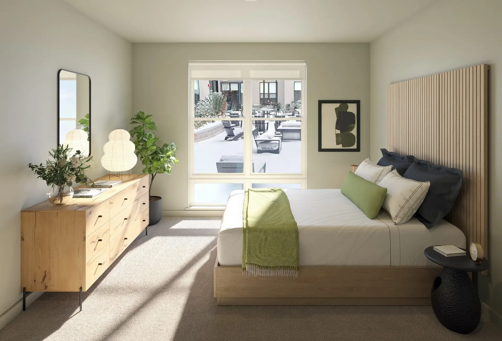 hyatus furnished bedroom