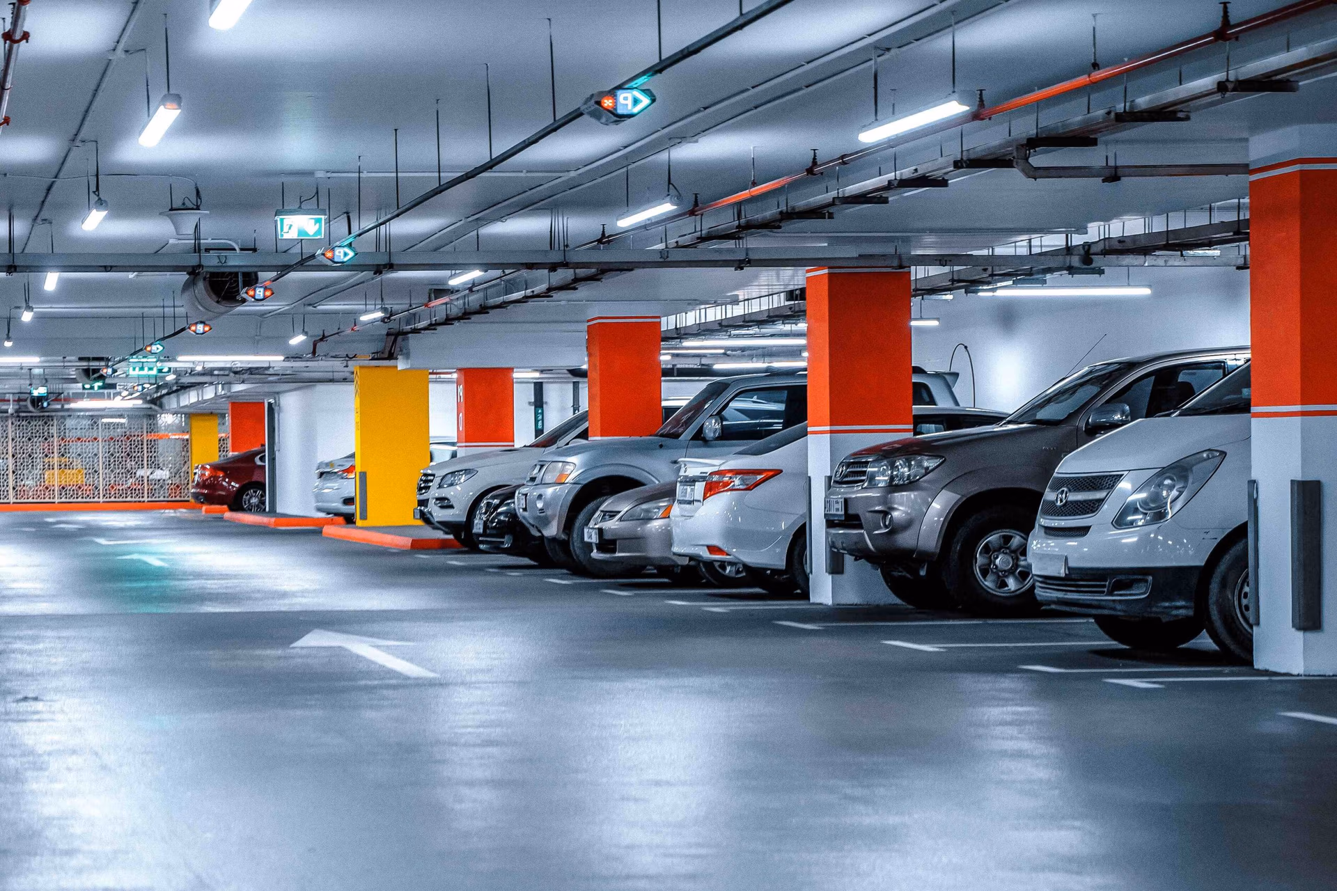parking garage in Richmond, VA